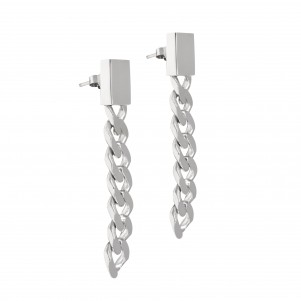 silverline, 925silver, women, chain, earrings,