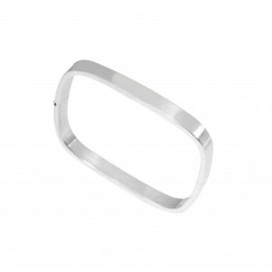 TRIBUTE, silver, unisex, bangle, 6mm, thickness,