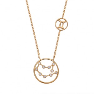 silverline, 925silver,Women's Necklace - Gemini