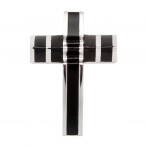TRIBUTE, Men's Cross Pendant from Stainless Steel